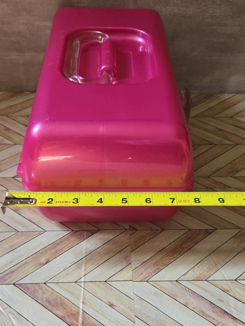 Vintage Y2K Caboodles Hot Pink Makeup Organizer Train Case Beauty Box